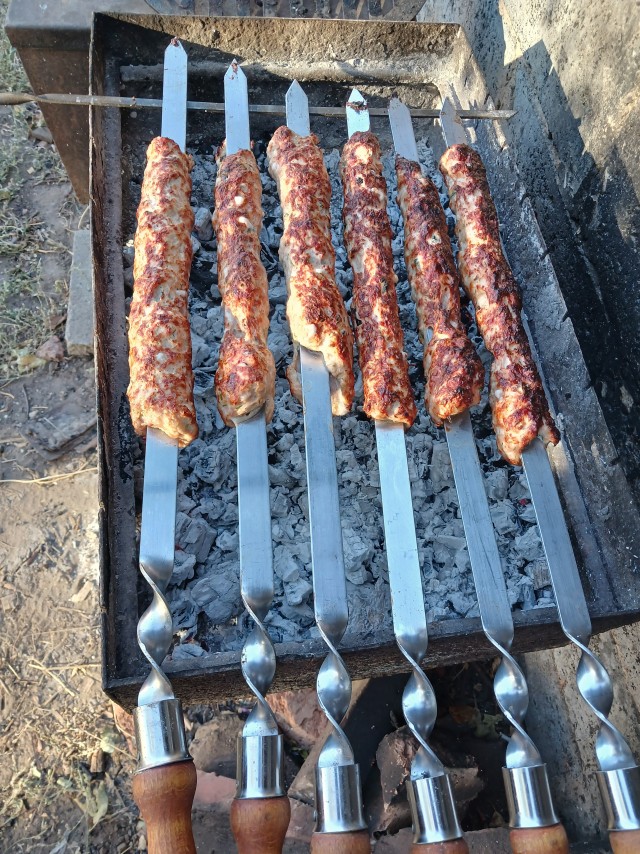 Огонь и мясо