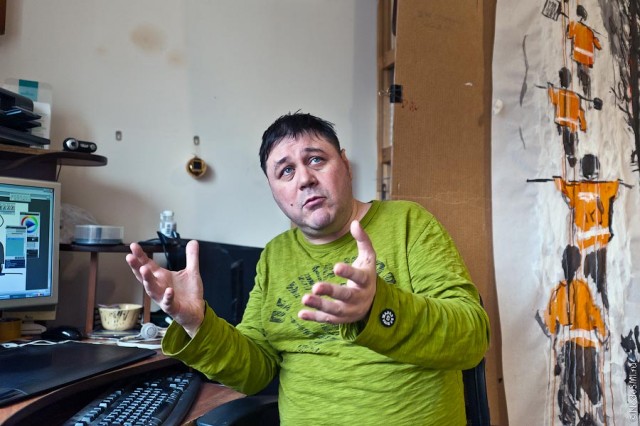 Будни карикатуриста