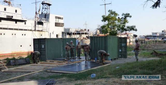 Американские военные ведут строительство оперативного центра ВМС Украины в Очакове