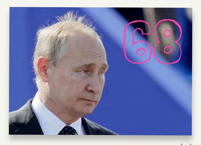 Уважаемому Владимиру Владимировичу сегодня 68!