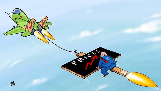 Заграничные сводки карикатурного фронта