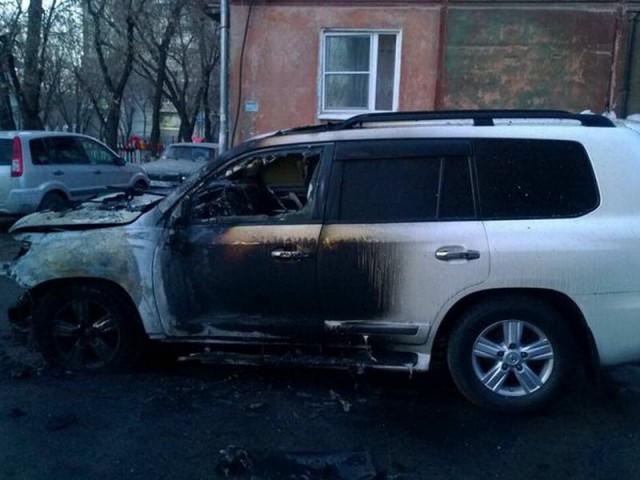 В Подмосковье расстреляно авто с замкомандира управления одной из воинских частей