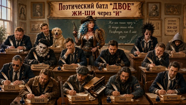 Двое, поэтический батл