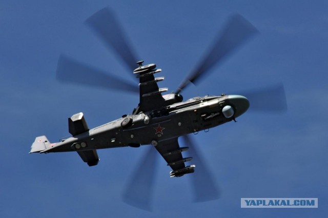 Авиабаза ЮВО и новые вертолеты Ка-52 "Аллигатор"