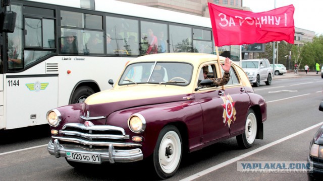Георгиевская лента в Казахстане. Астана