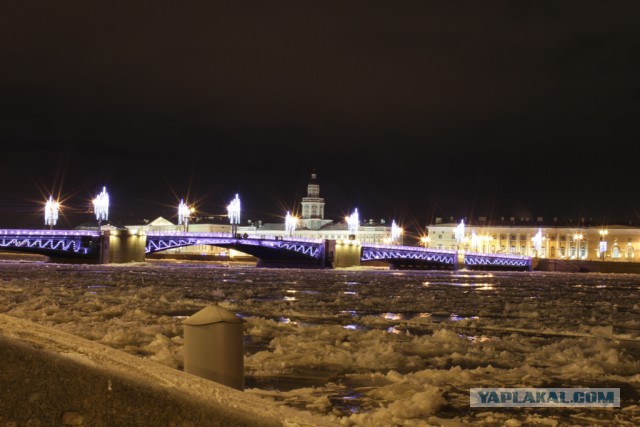 Новогодние огни Питера 2016