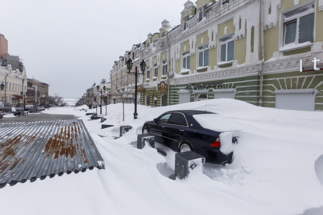 Владивосток заснеженный