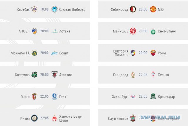 League Europe Сезон 2016/2017