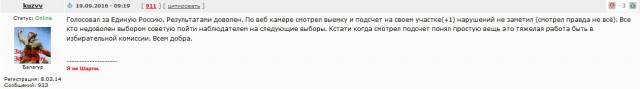 За кого голосовали Вы?