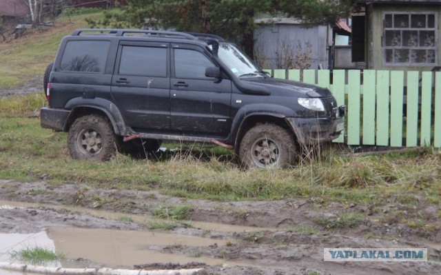 Правильный УАЗ! Мотор 4.2L Toyota 1HZ, мосты Nissan, АКПП и 42" резина! А так же пружинная подвеска задка!