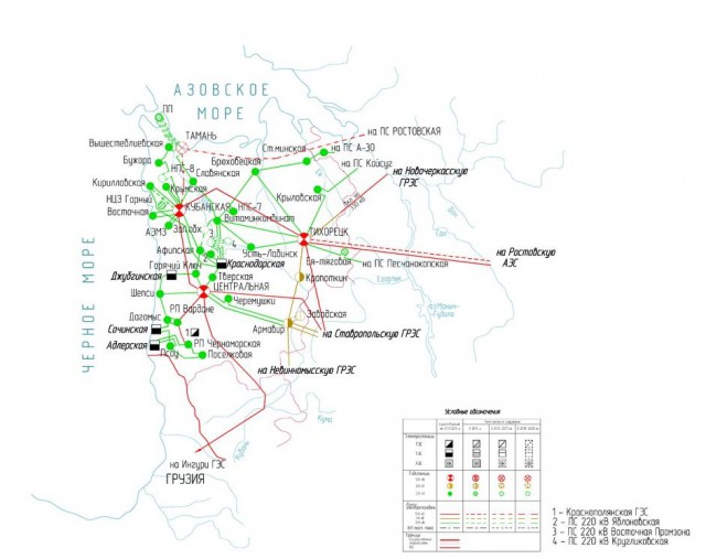 Карта лэп москвы