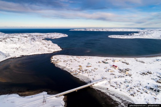 Мурманск с высоты: столица Заполярья и город моряков