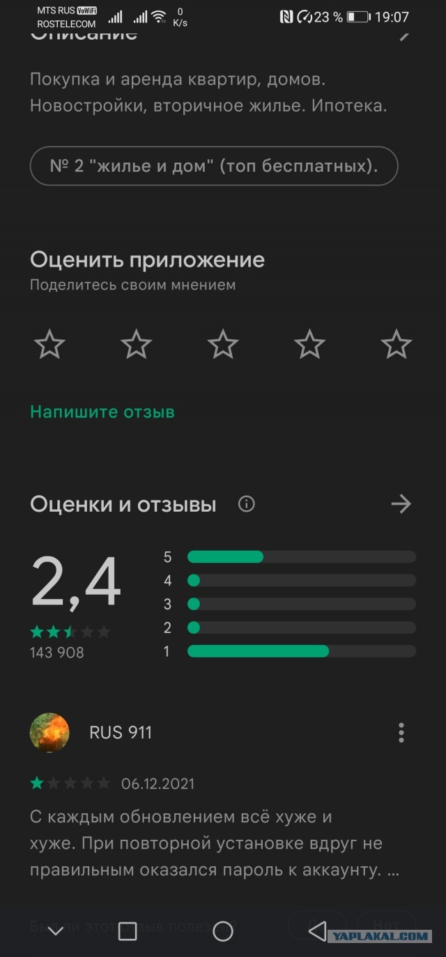 Пользователи ЦИАНа массово ставят единицы в Google Play из-за запрета на "только славянам"