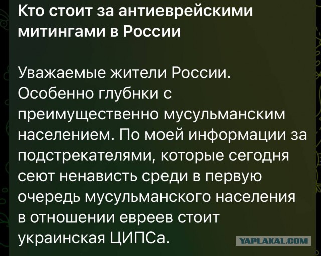 Попытка еврейского погрома в России в 2023 году