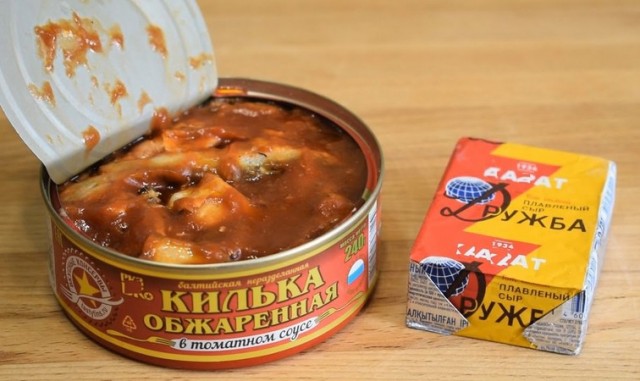 Любимая закуска из Советского Союза.