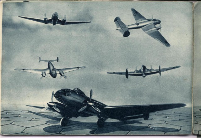 Силуэты самолетов Второй Мировой