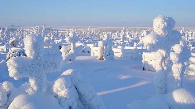 Зимняя суровая Якутия