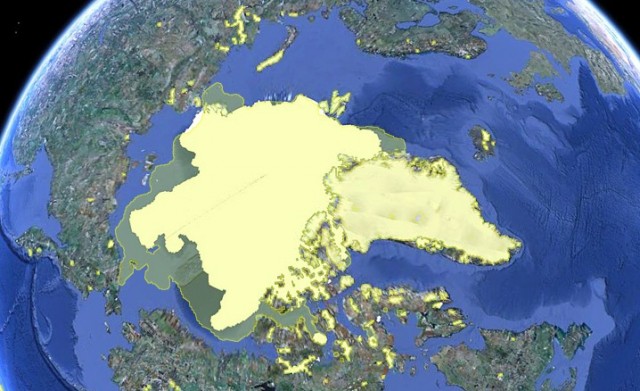 Cеверный полюс 2000 vs. 2010