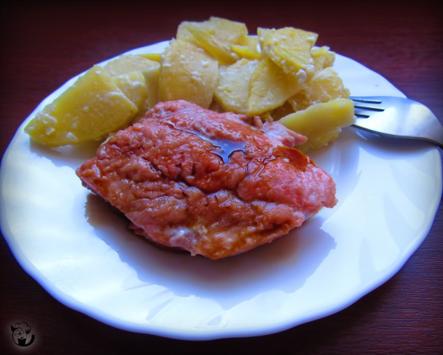 Голец методом sous-vide