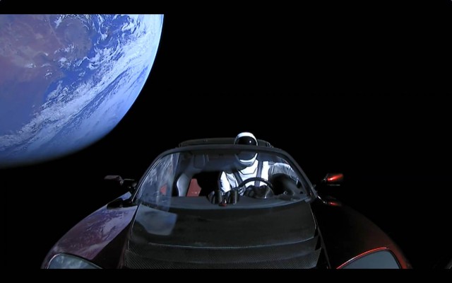 Запуск Falcon Heavy к Марсу от SpaceX