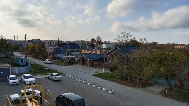 За окном