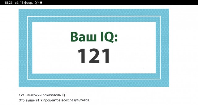 А какой у Вас IQ?