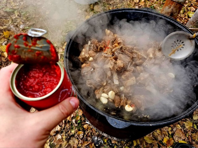 Блюда для казана, на природе и свежем воздухе