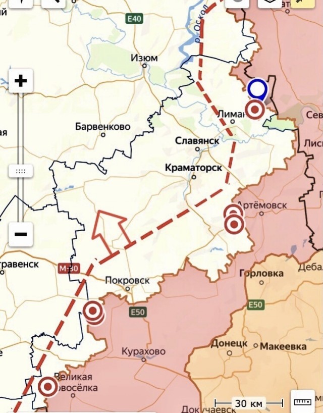 Российские военные взяли в котёл группу ВСУ из 600 танков и БМП под Красным Лиманом