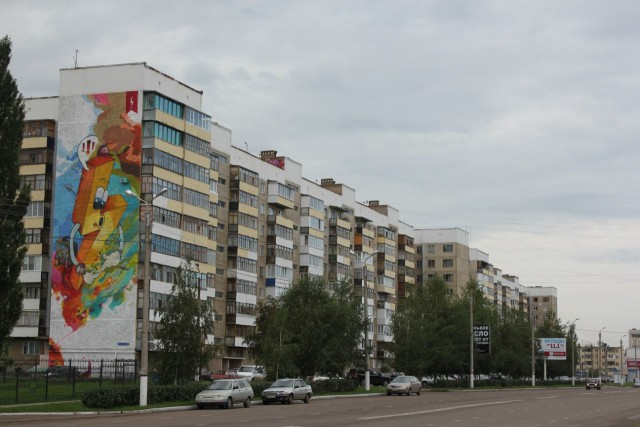 Раскраска серых домов и зданий