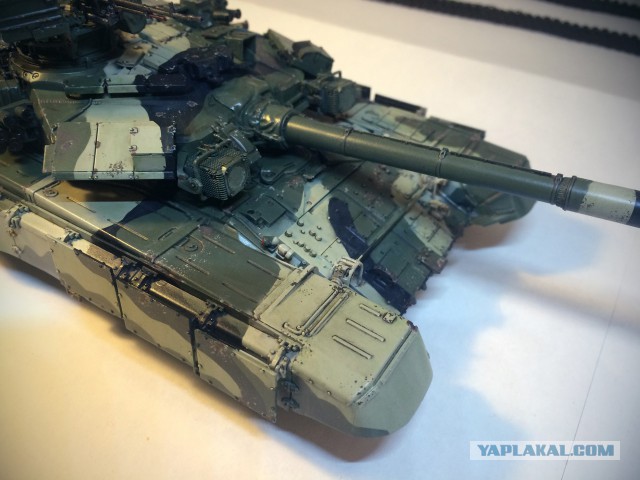 Модель танка Т-90А в масштабе 1/35