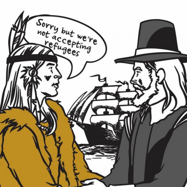 Карикатура Западная