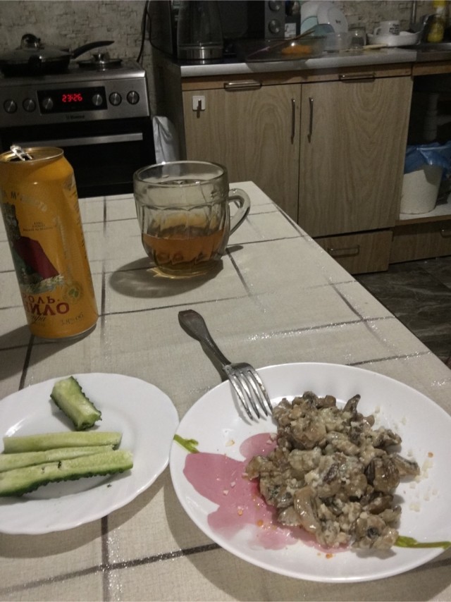 Печерицы под пиво