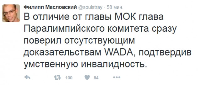Сборная России не выступит на Паралимпиаде-2016 в Рио