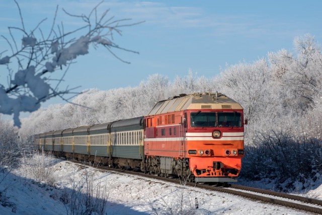 Зимняя железная дорога
