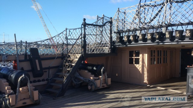 Посещение HMS Victory в г. Портсмут, Великобритания
