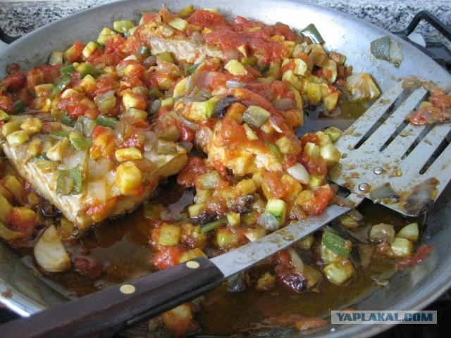 Треска с попугаями