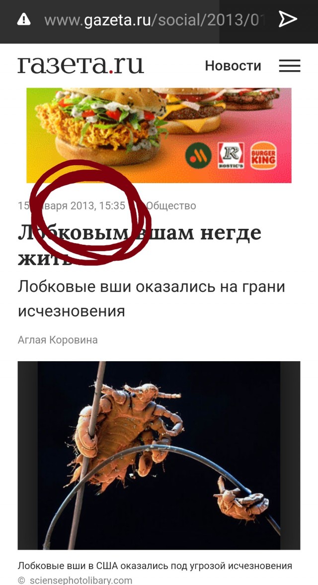 Ужасная новость