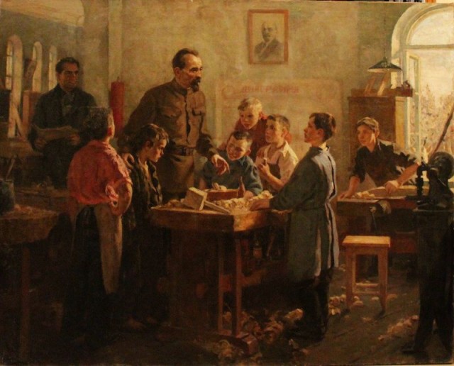 Жизнь Дзержинского в живописи и скульптуре