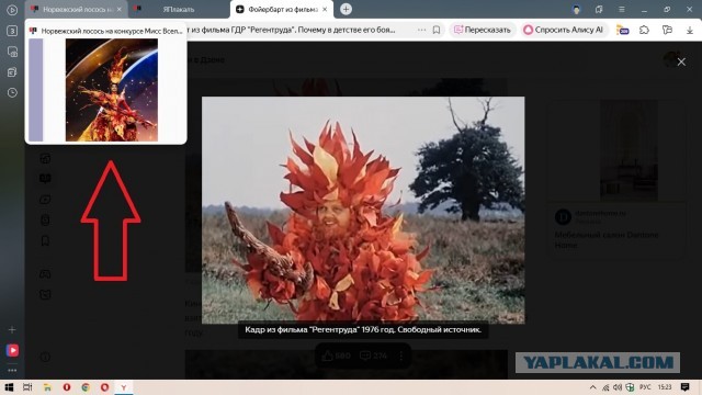 Норвежский лосось на конкурсе Мисс Вселенная