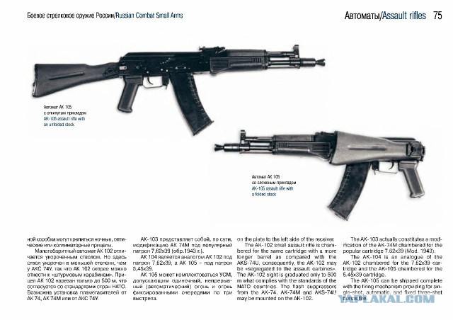 Новые образцы стрелкового оружия россии