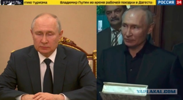 Прямо сейчас Путин в Дербенте вышел к сотням людей