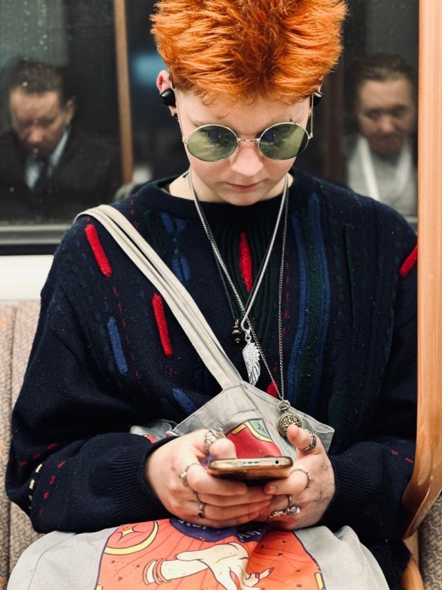 Модные и странные личности из московского метрополитена