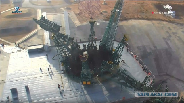 На Байконуре обрушилась кабина обслуживания площадки