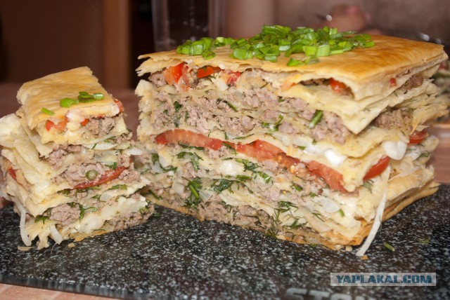 Яишница, с помидорами