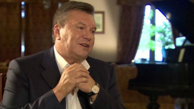 Янукович на BBC