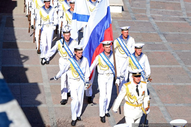 День Флота 2015 в Севастополе. Парад кораблей