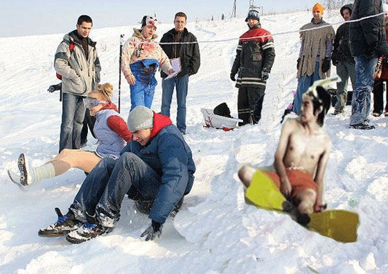 Фотожаба: Несостоявшееся плавание