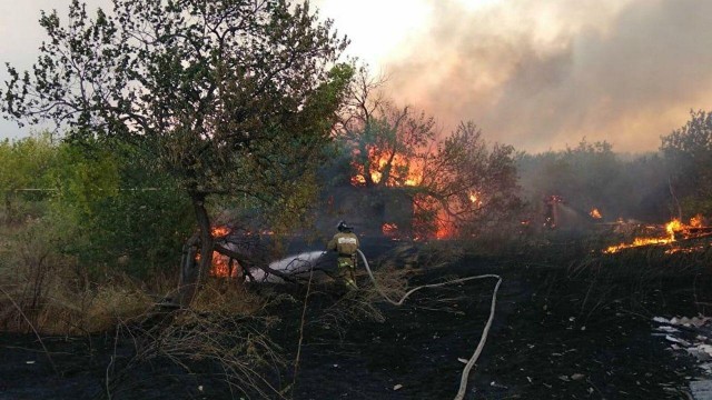 В Ростовской области полыхают природные пожары