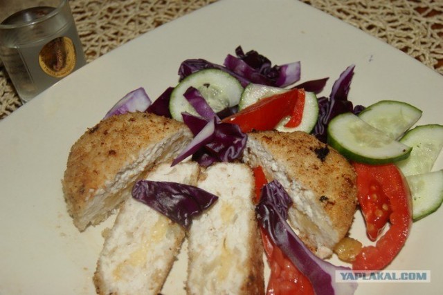 Куриные котлетки с сыром, Очень просто и очень вкусно)))