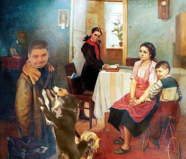Фотожаба "Грозный пузан"
